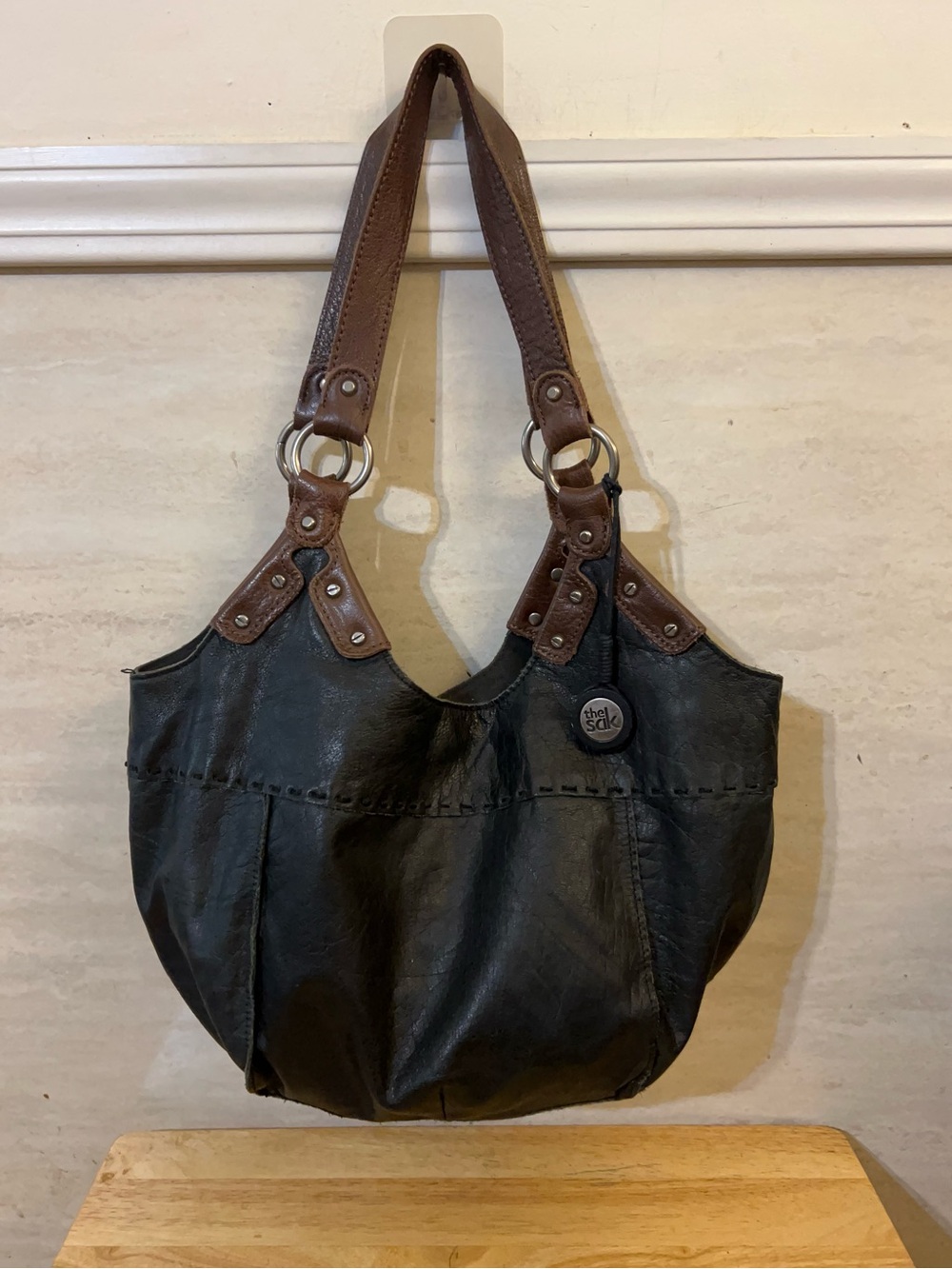 The Sak vintage slouchy 100% leather hobo bag